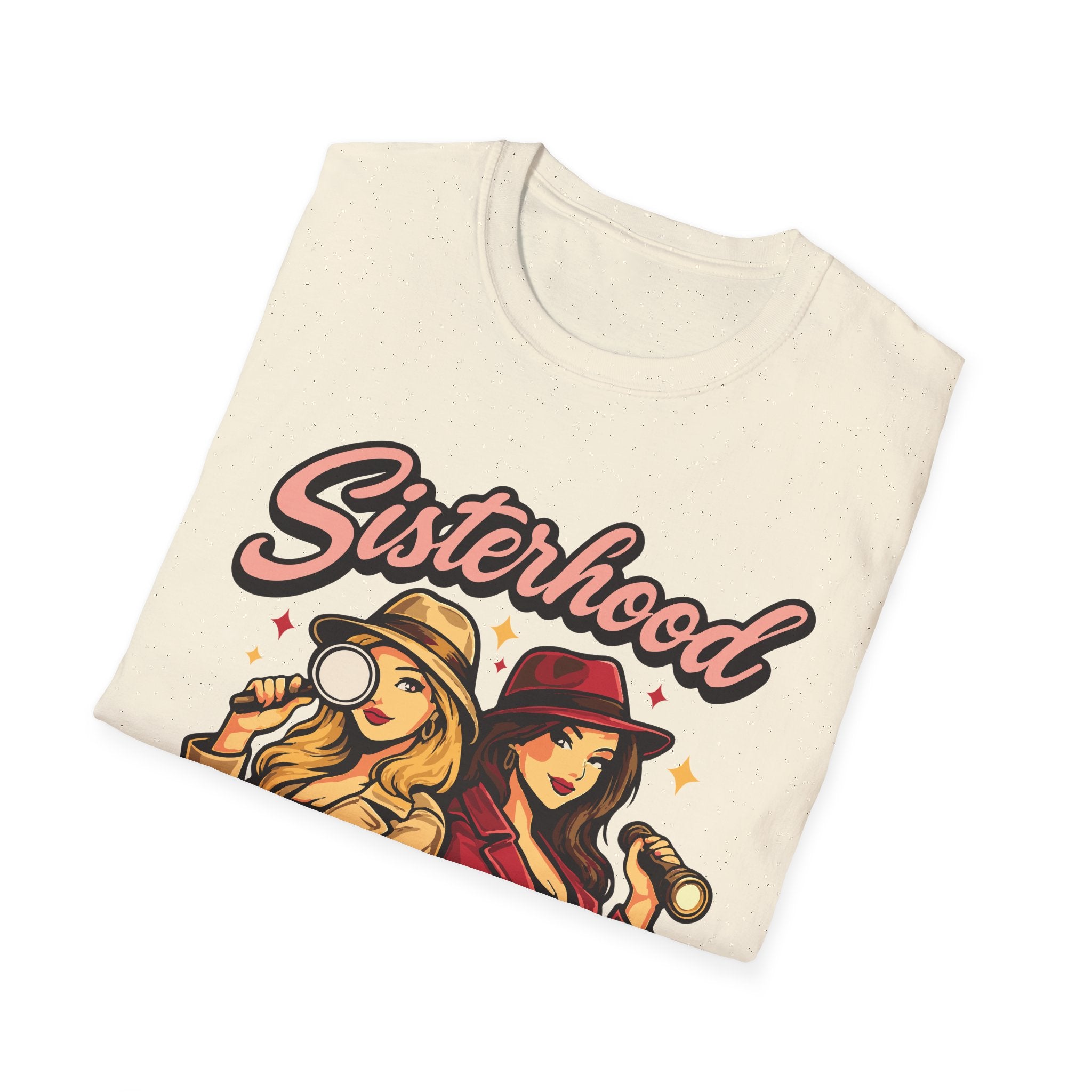 Sisterhood Sleuths T-Shirt — Detective Sisters Graphic Tee