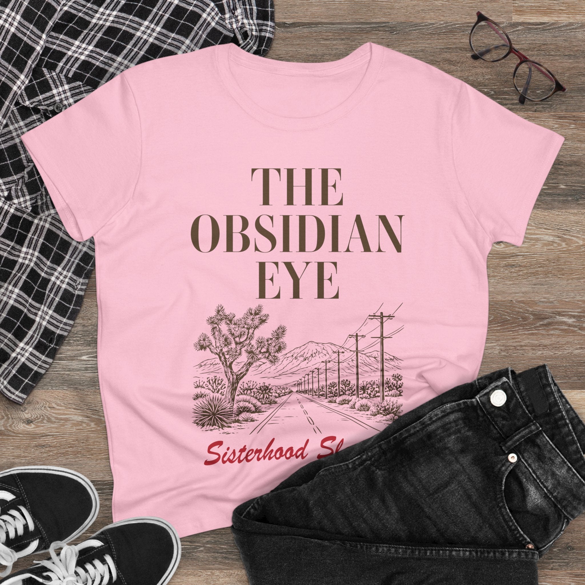 The Obsidian Eye Tee — Sisterhood Sleuths Vintage Desert Mystery T-Shirt
