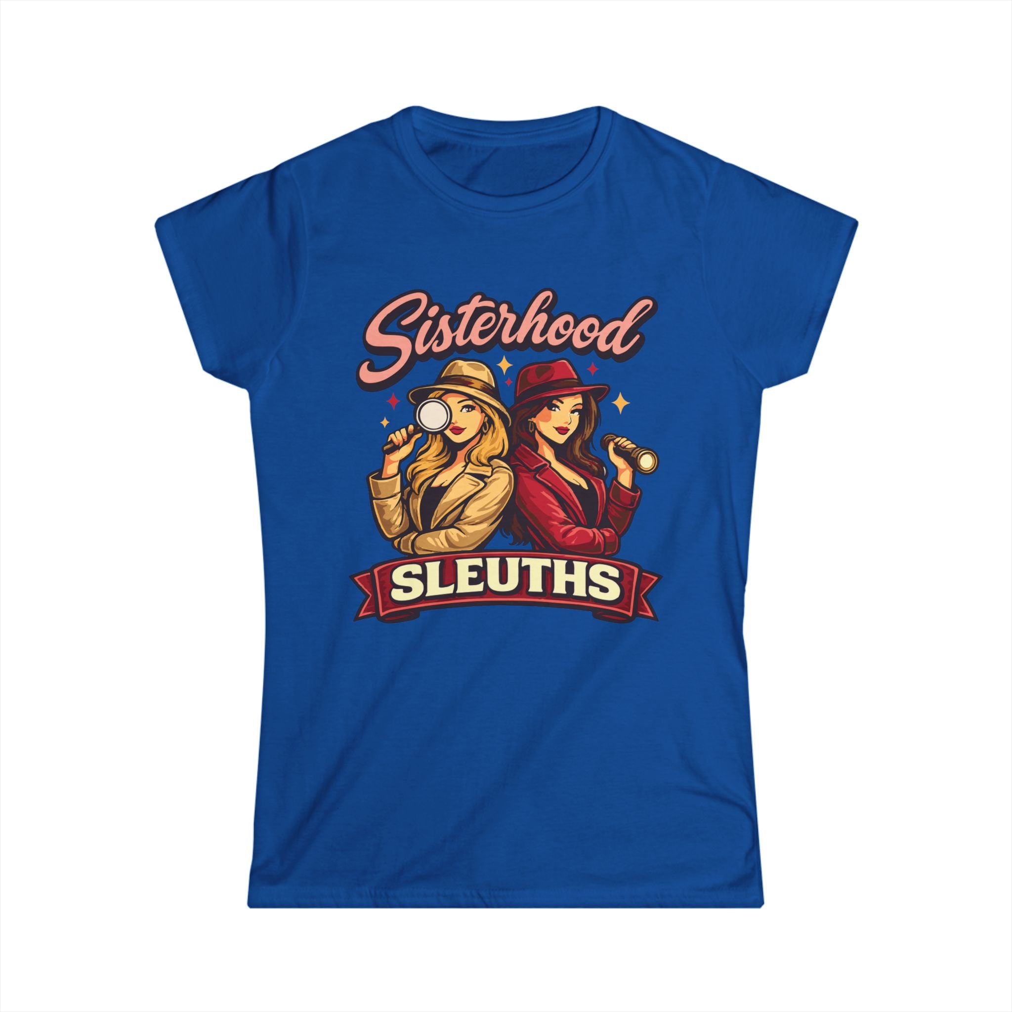 Sisterhood Sleuths Tee — Women’s Mystery Detective Graphic Shirt