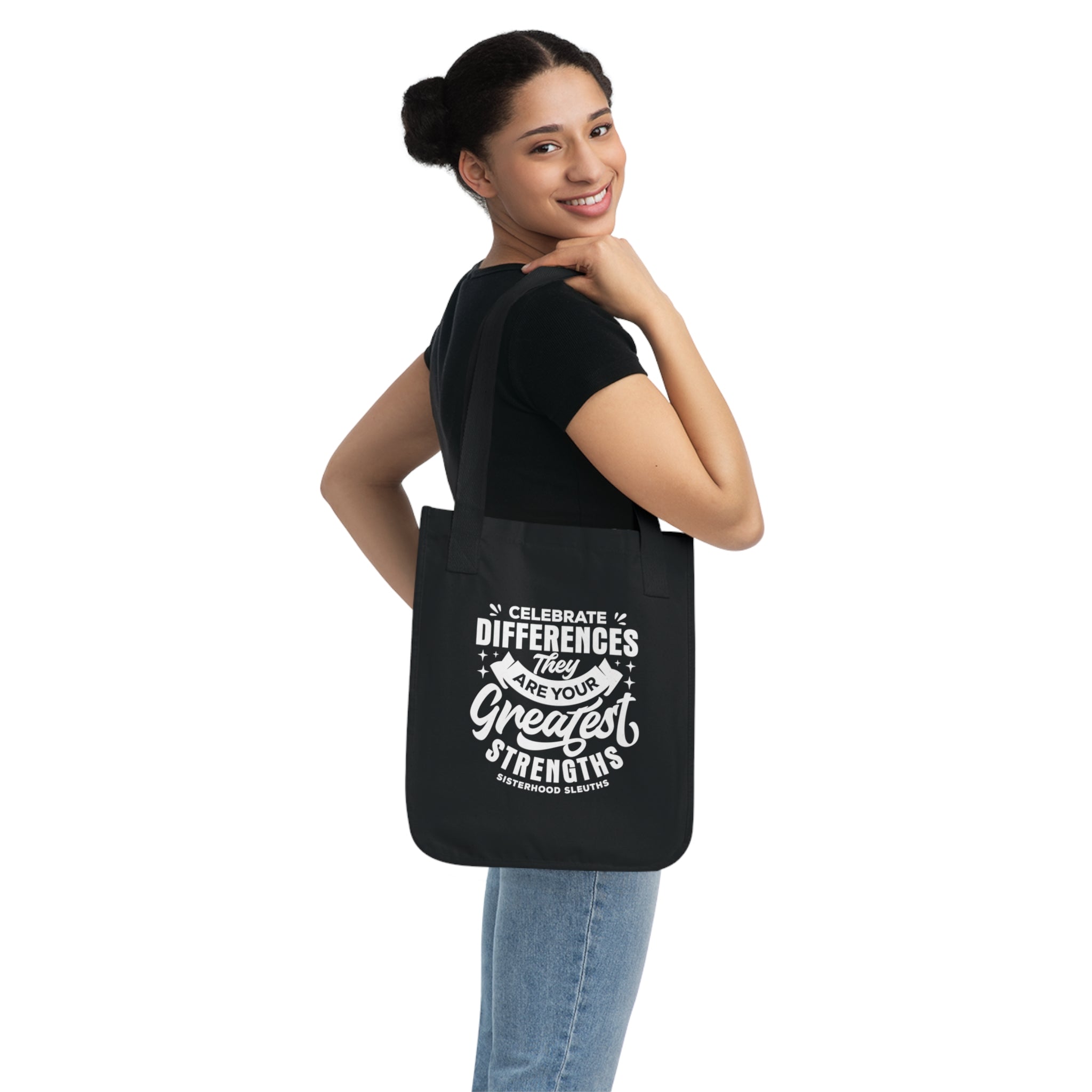 Celebrate Differences Tote Bag, Eco-Friendly Canvas Bag
