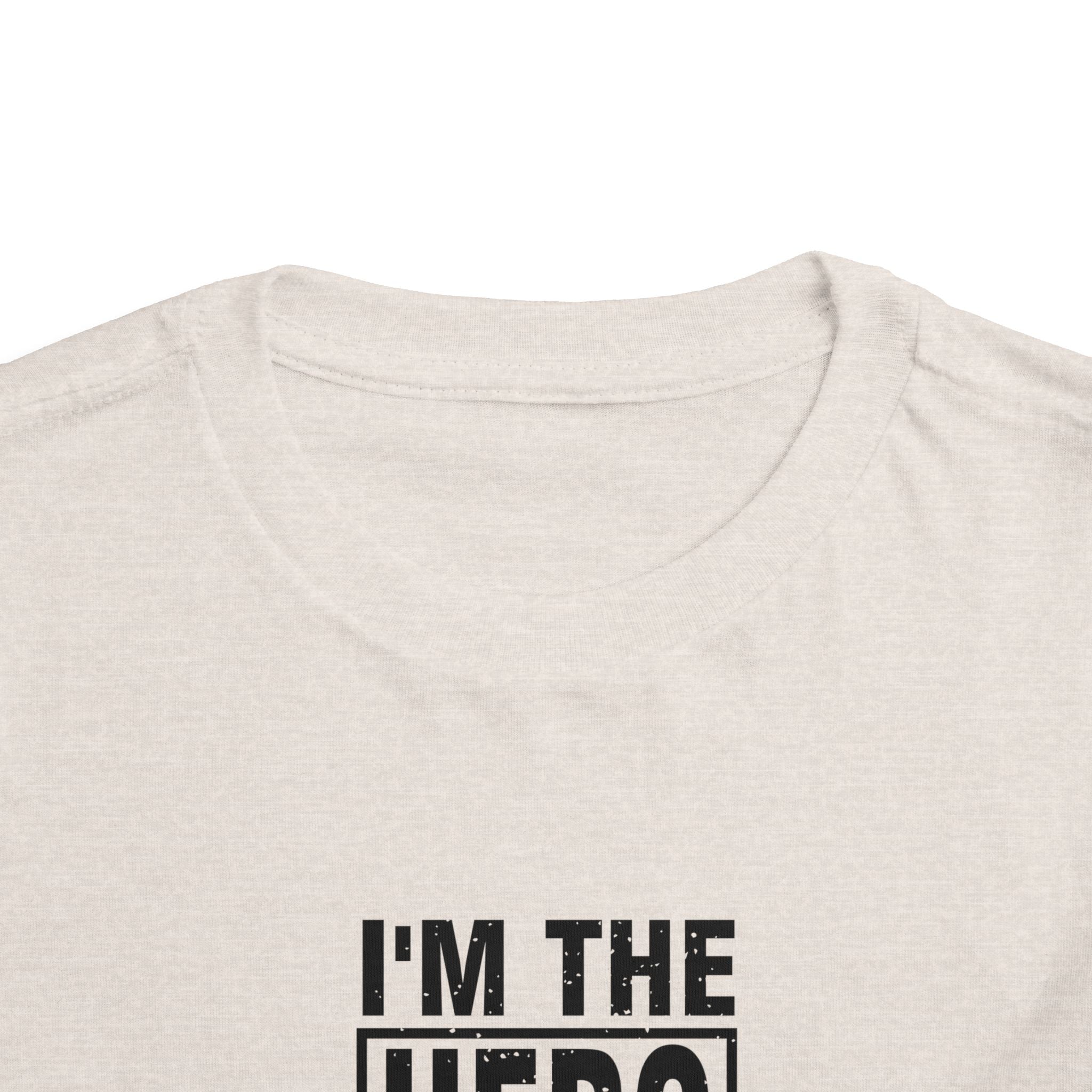 Toddler Tee — "I'm the Hero of My Own Story" Graphic Shirt