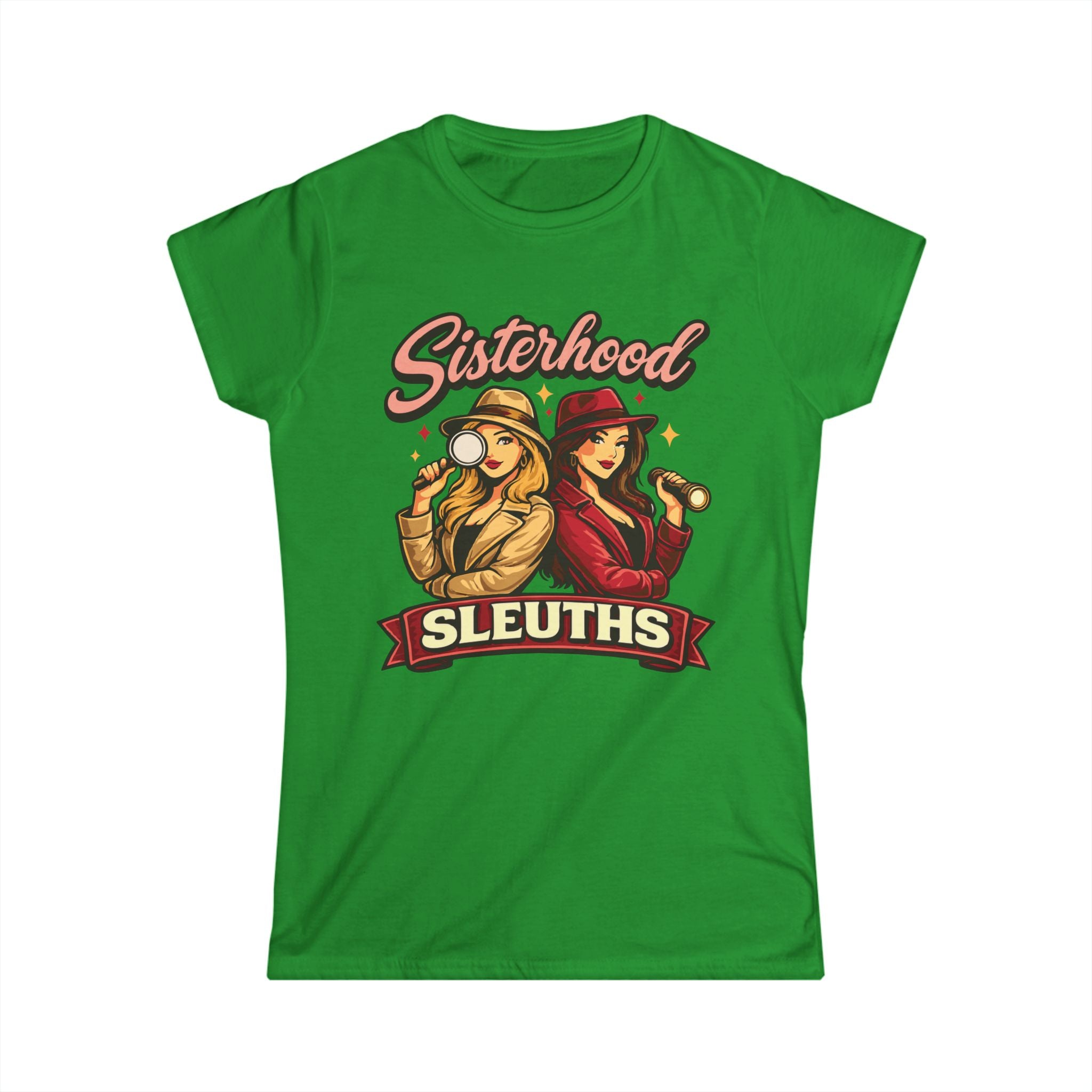 Sisterhood Sleuths Tee — Women’s Mystery Detective Graphic Shirt