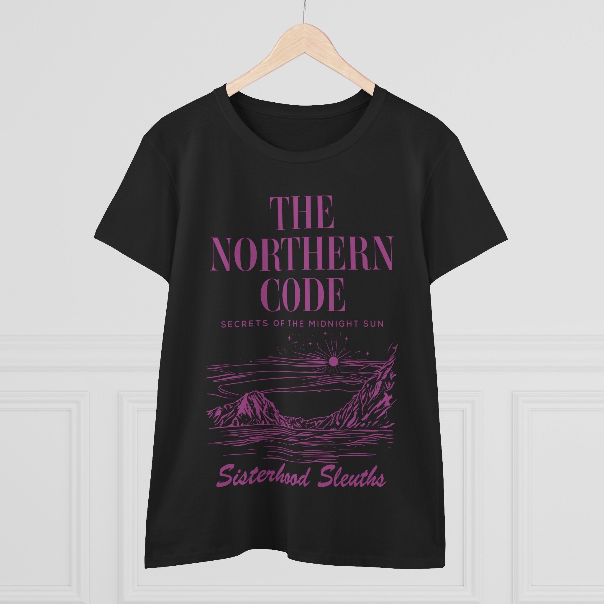 The Northern Code Tee — "Sisterhood Sleuths" Mystery Graphic Shirt
