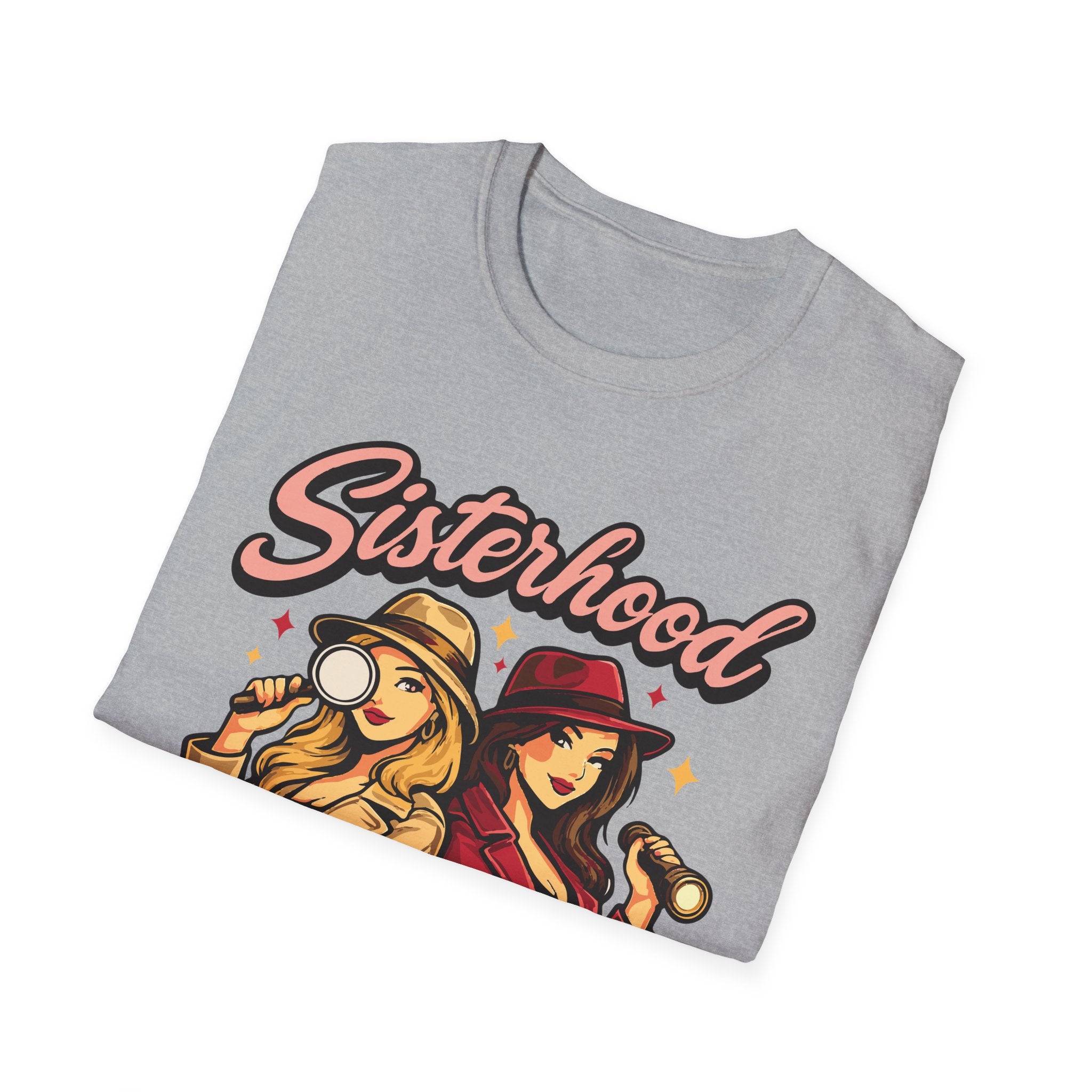 Sisterhood Sleuths T-Shirt — Detective Sisters Graphic Tee