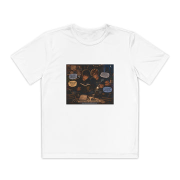 Youth Competitor Tee — Retro Comic Graphic T-Shirt