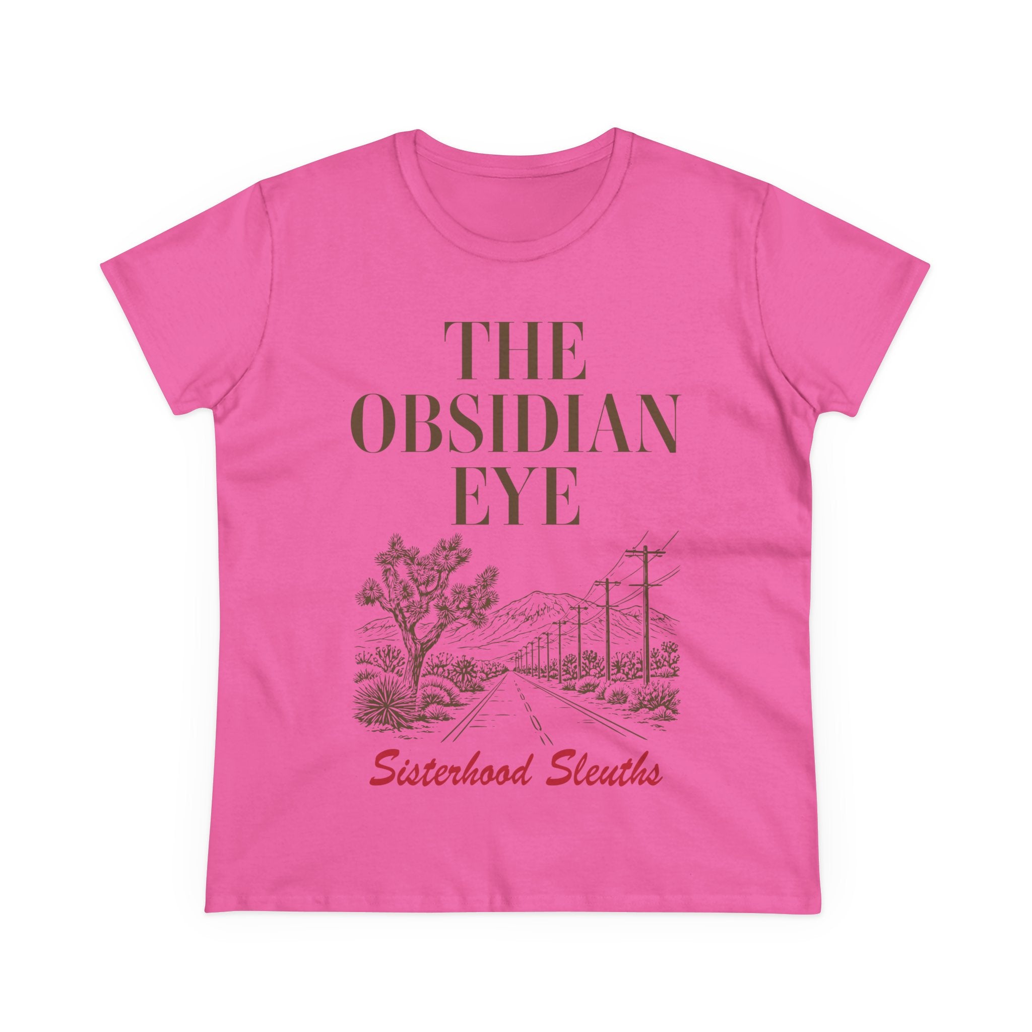 The Obsidian Eye Tee — Sisterhood Sleuths Vintage Desert Mystery T-Shirt