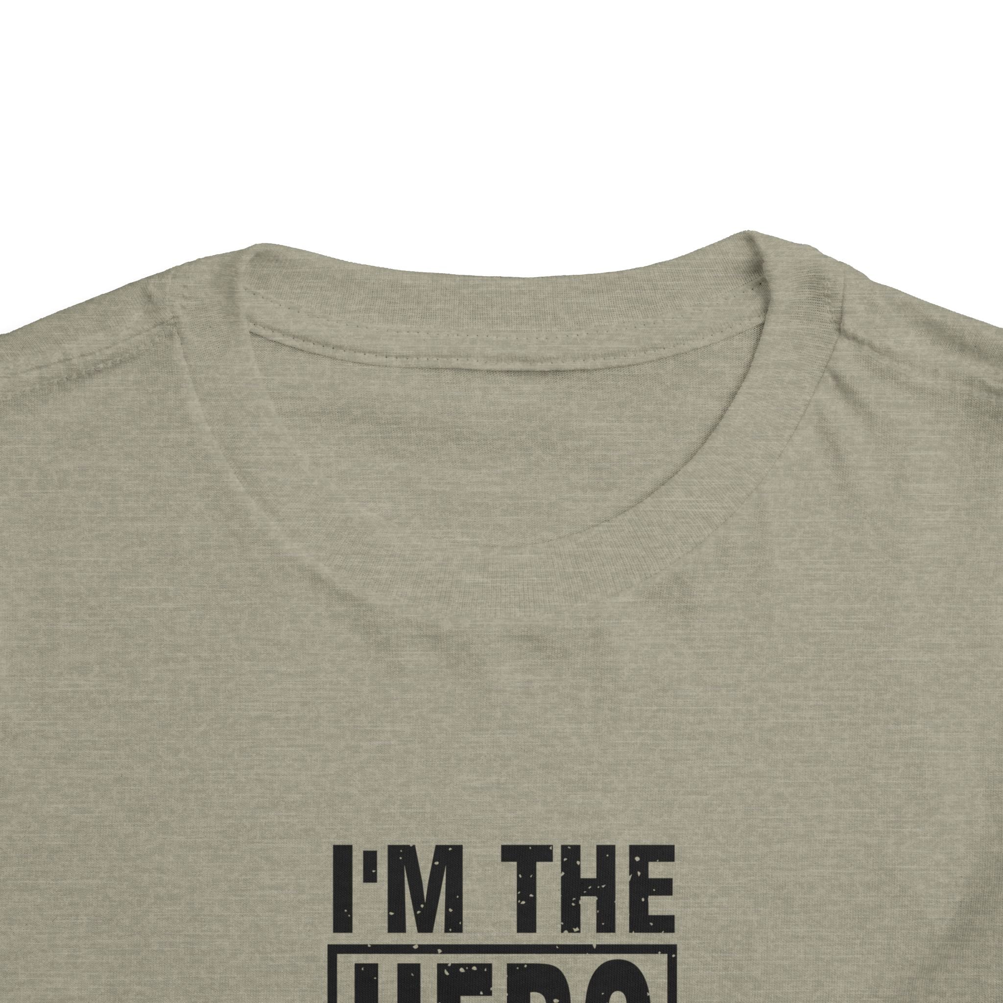 Toddler Tee — "I'm the Hero of My Own Story" Graphic Shirt