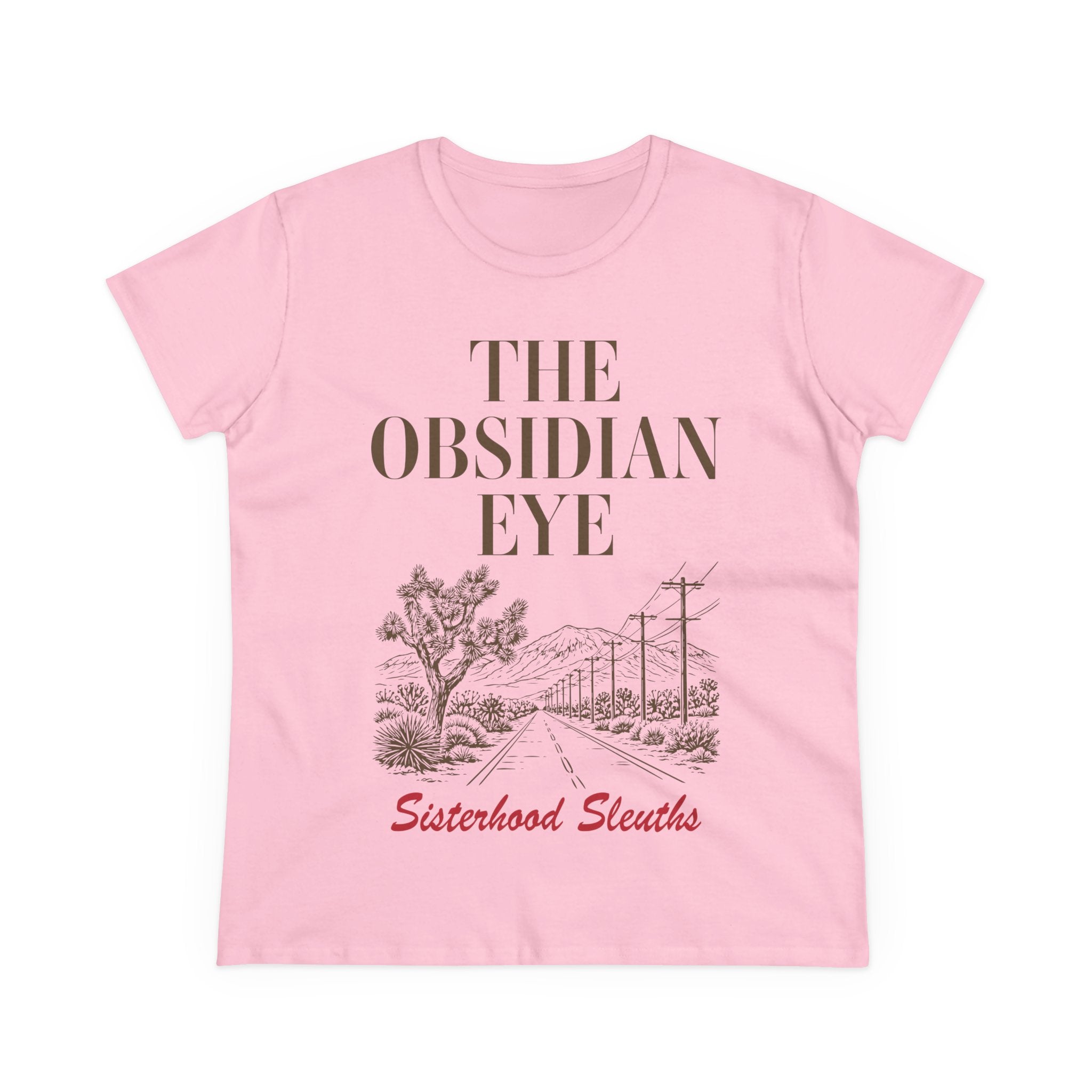 The Obsidian Eye Tee — Sisterhood Sleuths Vintage Desert Mystery T-Shirt
