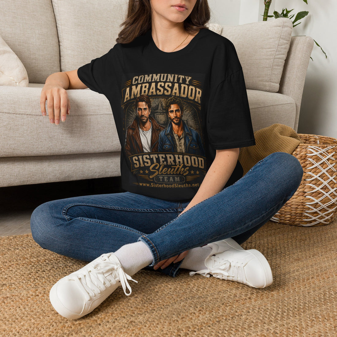 Community Ambassador T-Shirt — Sisterhood & Scouts Vintage Portrait Tee