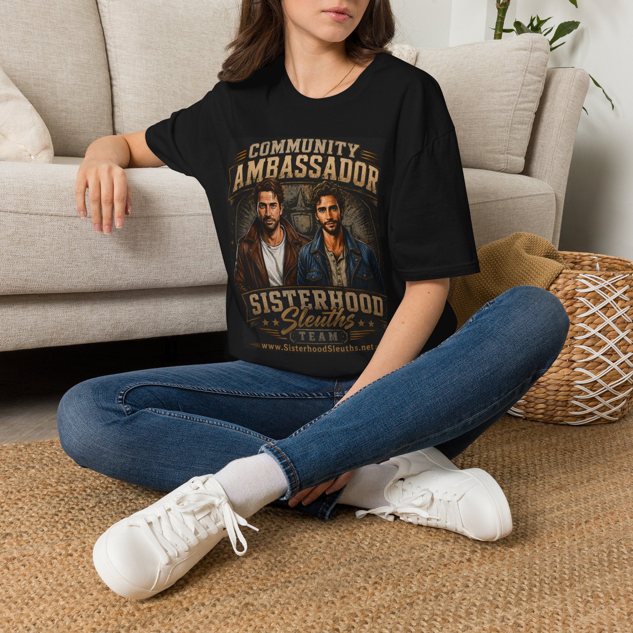 Community Ambassador T-Shirt — Sisterhood & Scouts Vintage Portrait Tee