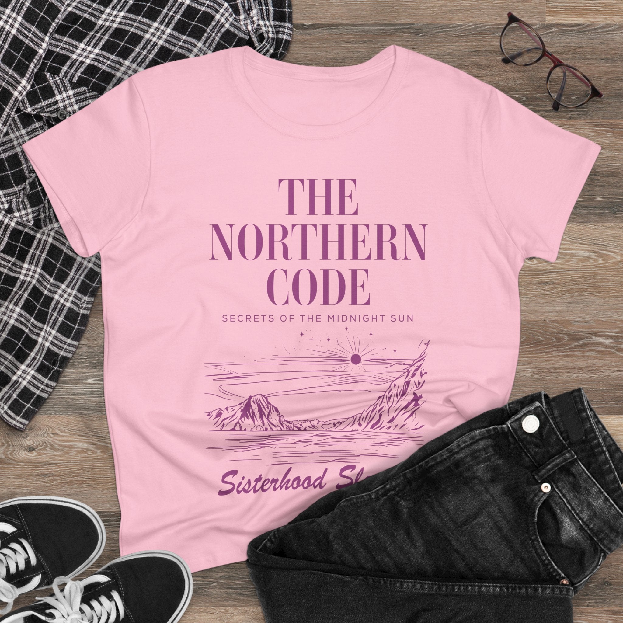 The Northern Code Tee — "Sisterhood Sleuths" Mystery Graphic Shirt