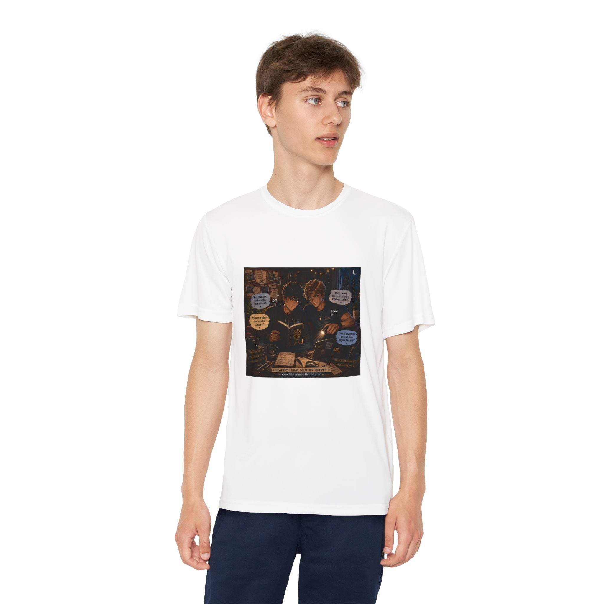 Youth Competitor Tee — Retro Comic Graphic T-Shirt