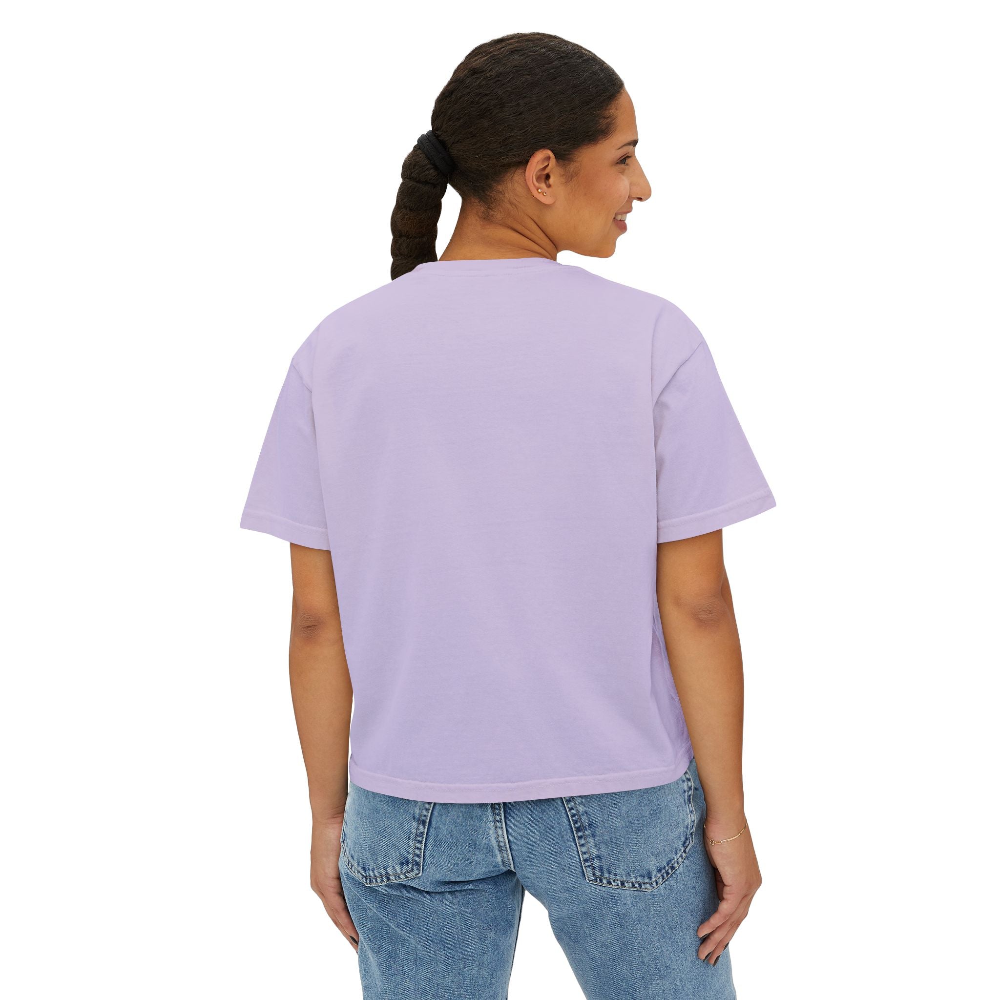 Friendship & Bravery Boxy Tee — "Friendship, Love & Bravery Can Change the World"