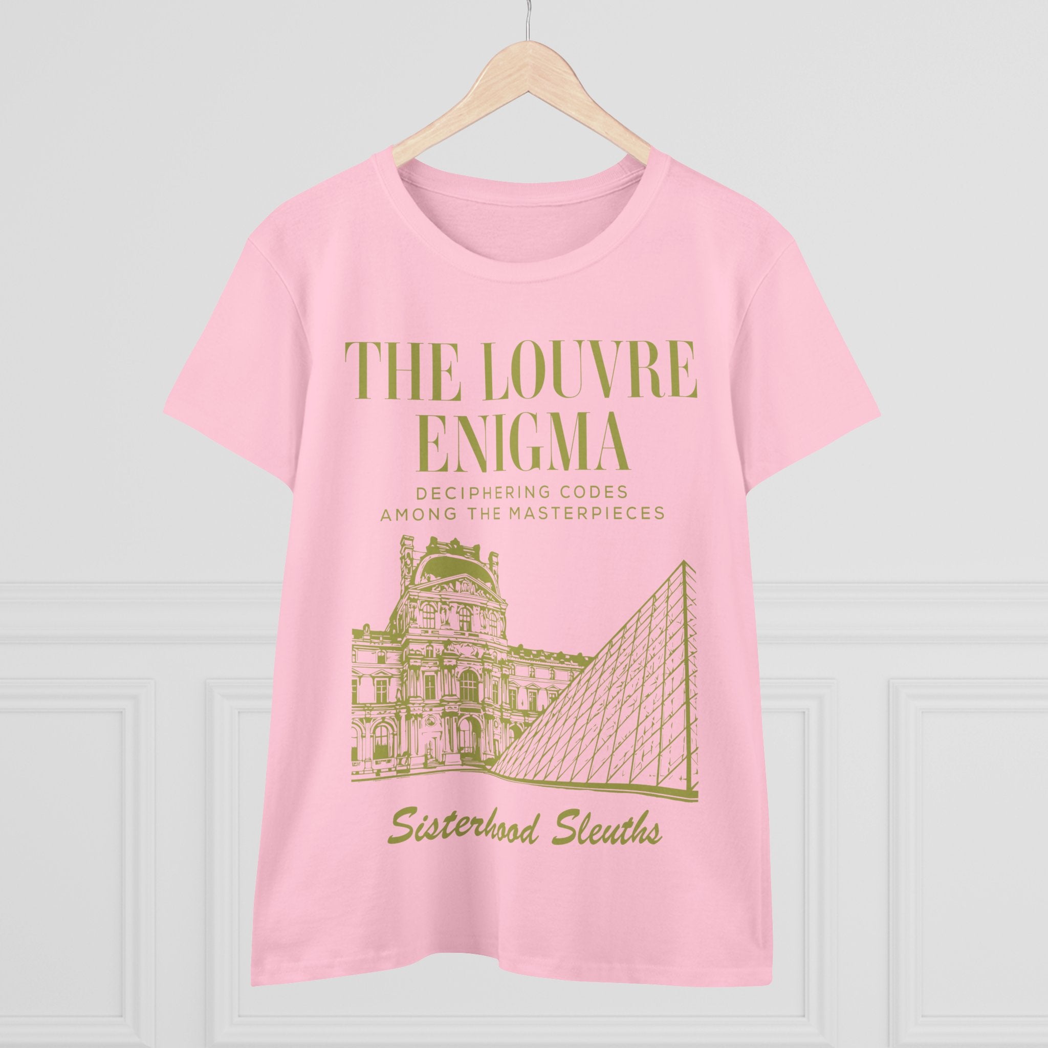 The Louvre Enigma Graphic Tee — Sisterhood Sleuths Museum Puzzle T‑Shirt