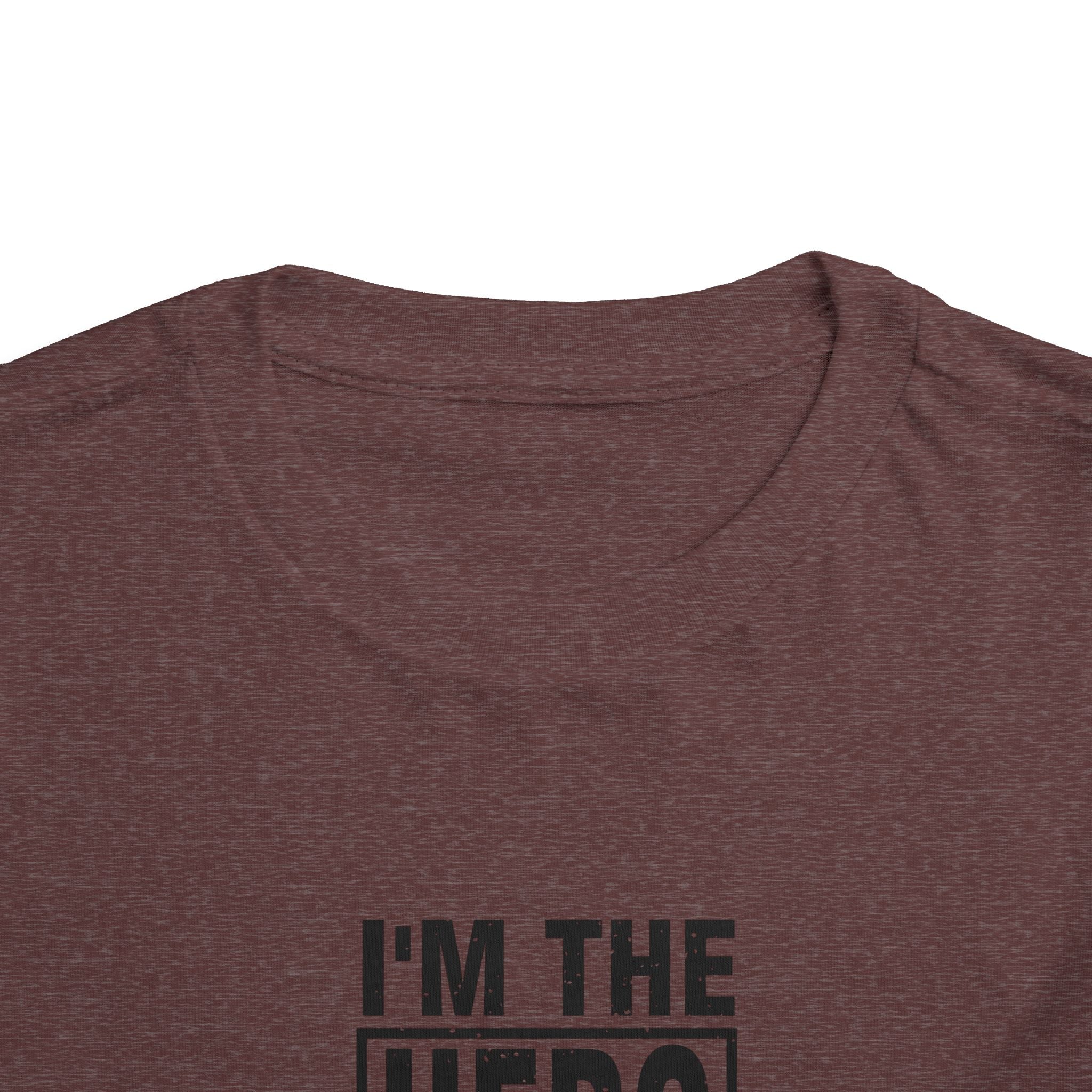 Toddler Tee — "I'm the Hero of My Own Story" Graphic Shirt