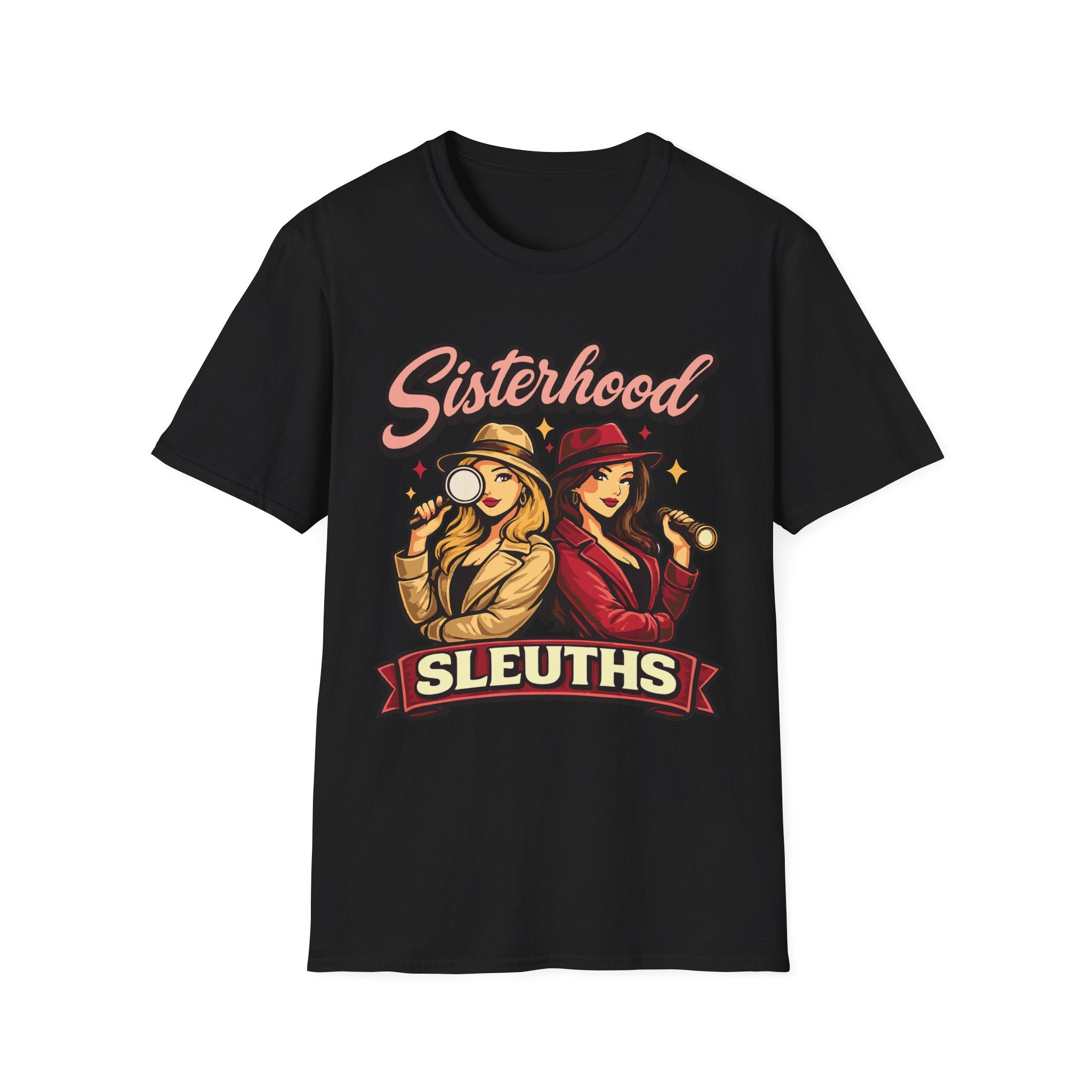 Sisterhood Sleuths T-Shirt — Detective Sisters Graphic Tee