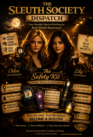 Sisterhood Sleuths Safety Kit™ | Teen Awareness Training & First Mission Workbook